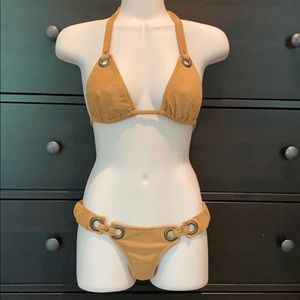 🔥 2 piece suede-like swim or lounge 🔥